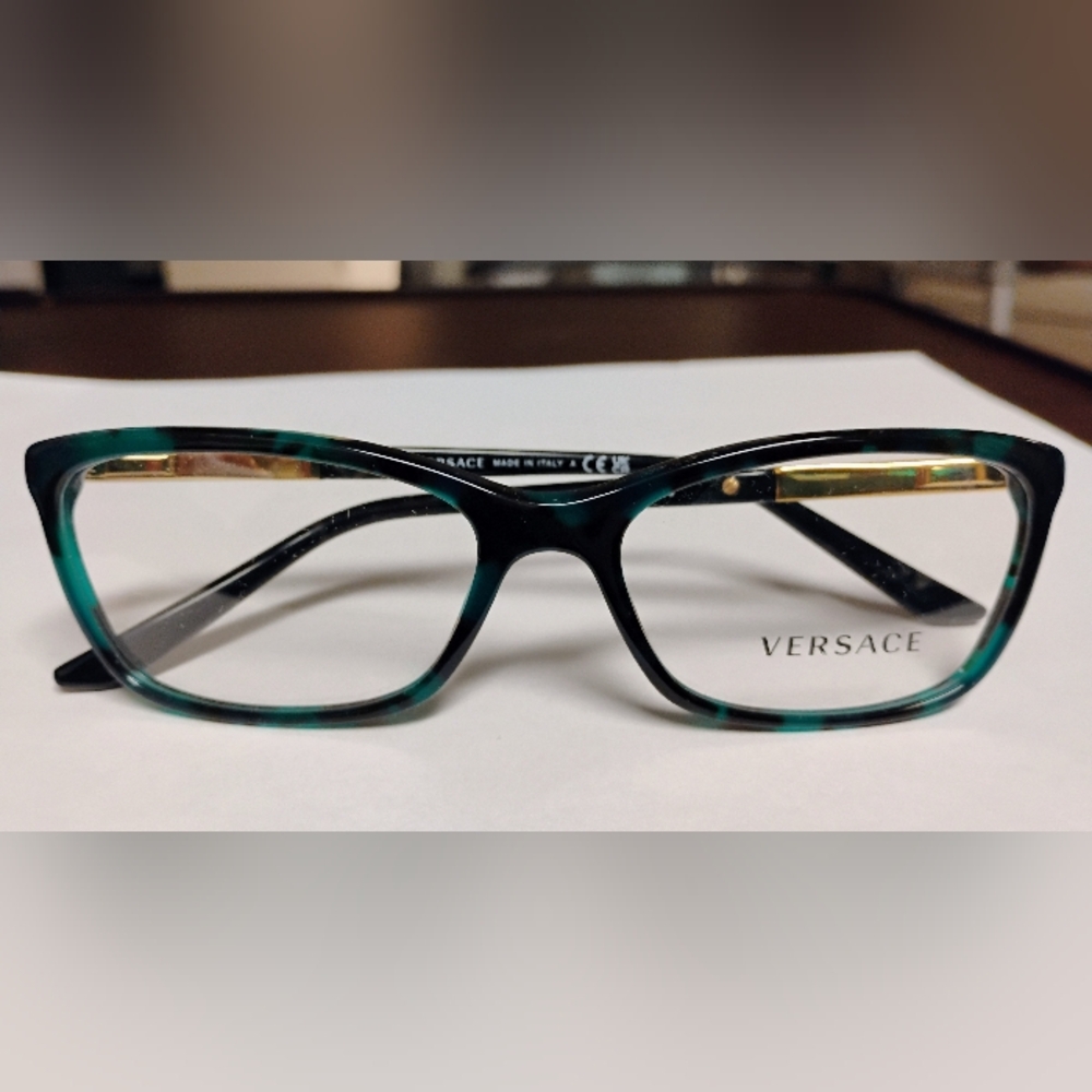 Versace Green Havana Frames